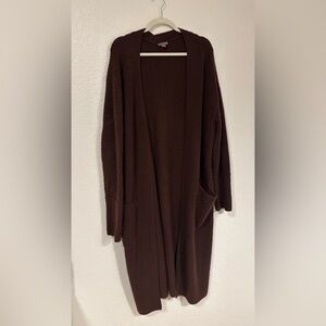 Vince Camuto Chocolate Brown Women's Cardigan